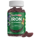 Rauta Supplement for Kids 5 mg Lapset Gummies kanssa C-vitamiinia ... Suuria makupaloja Rypäleenmaku ... Tukee Immuuniterveys & auttaa rautapuutos ... Vegan, Kosher, ei-GMO 60 Count