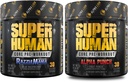 AAKKOSELLINEN LION Core Pre Treenout Powder Bundle for Pump & Tri-Source Kofeiini kestävä energia, hedelmäpunch & Blue Vadelma maku (30 tarjoilua Each)