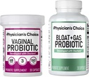 Lääkärin valinta emättimen hyvinvointi Probiootti 30ct + Bloat & Gas Probiootti 30ct - Monthly Relief Combo naisille