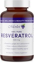 Merlot Resveratrol 500 mg kapselit - 60 Count - Beauty In AntiAging Supplement Non GMO Gluteenittomat Yhdysvalloissa