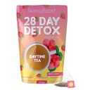 SkinnyBoost 28 Day Detox Daytime Tea -HIBISCUS BERRY (28 Tea Bags) Tukee Aineenvaihdunta Boost, Detox, Kaikki luonnolliset, ei GMO, Vegan, Keto Friendly