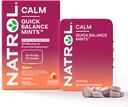 Natrol Quick Balance Calm Mints, Ravintolisä, Vadelma sitruunaa keinotekoisesti maustettu, 30 Count, 15 päivän toimitus