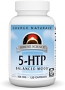 Source Naturals Serene Science 5-HTP, Balanced Mood*, non-GMO Dietary Supplement, 200 mg - 120 kapselia