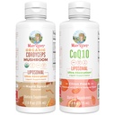 MaryRuth Organics Cordyceps Liposomal (Maple Spice) & CoQ10 (Citrus persikka)