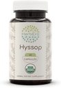 HerbEra Hyssop USDA Organic 60 kapselia ... luonnon yrttien lisäravinteet...