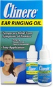 Clinere korvan sormus öljy avustus, korvan pudotukset auttaa lopettamaan soiminen korvat, tinnitus helpotus, äänet korvat, kipu ja epämukavuus, Relieves korvan soiminen, summeri, Klikkaamalla Homeopaattista öljyä, .5 fl