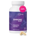 Microbiome Labs Zenbiome Sleep - L Theanine Supplement with Lemon Balm Extract & Probiootit Bifidobacterium Longum - Ohje Rauhoittaa Gut-Brain Axis at Bedtime (30 kapselia)