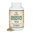 Cordyceps-kapselit (Cordyceps Sinensis-sieniuute) 210 Count, 3,5 kuukauden toimitus, 1000MG (7% polysakkarideja alfa- ja betaglukaaneilla) Kokonais- ja ikääntymistuki Double Wood