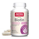 Jarow Formulas® Biotin Ultra Strength 5000 mikrog, ravintolisä, hiusten, ihon ja kynsien tuki, 100 kasviskapselia, jopa 100 päivän tarjonta