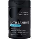 Sports Research L-Theanine 200mg kanssa Organic Coconut Oil 
