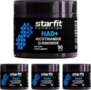 STARFIT - Nikotinamidi D-Ribosidi, Nikotinamidi Ribosidi NAD+:n tukemiseen Tasot, Focus- ja energialisä, aineenvaihduntatuki Nikotinamidi Ribosidi NAD- täydennysosa, 360 kapselia