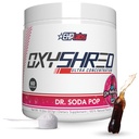 EHP Labs OxyShred Thermogenic Fat Burner - Pre-Workout Powder L-glutamine, Acetyl L-karnitiini, Metabolia Booster, laihtuminen, ruokahalu ohjaus, energiajuoma, Dr. Soda Pop, 60 tarjoilua