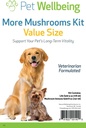 Lemmikki hyvinvointi Lisää Sienet Kit koirille - Immuunijärjestelmän tuki ja antioksidanttien suojelu - Vet-Formulated with Turkey Tail, Reishi, Maitake, Astragalus
