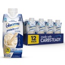 Glucerna Protein Smart Diabetes Care Shake, vanilja, diabeettinen aterian korvaus tukemaan veren sokerihoito, 30g proteiinia, 150 kaloria, valmis juomaan, 11-fl-oz pullo, 12 pakkaus