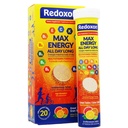 Redoxon Max Energy, auttaa tukemaan Inmune System, Citrus Flavor, 20 Effervescent Tablets, 2.82 Oz, Box