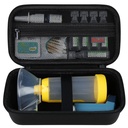 Elonbo Carry Case astma inhalaattori, Inhalaattori Spacer lapsille ja aikuisille, Naamiot, Inhalaattori haltija Astma Travel Järjestä laukku, tasku Fits Allergialääkkeet, Ventolin Inhalaattori, Musta (Asia vain)