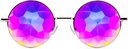 GloFX Kuvittele Kaleidoskooppi lasit - Metal Frame - Sateenkaari Diffraktio Rave EDM Festival