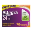 Allegra Adult 24 tuntia Allergia Tabletit, 180Mg, Huomattava helpotus 1 tunti, (70 Count)