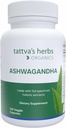 Tattvan yrtit Organic Ashwagandha Kapselit täydennysosa, 2 kuukauden tarjonta, 120 kasviskapselia