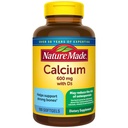 Nature Made Calcium 600 mg D3-vitamiinia, ravintolisä luutukea, 100 Softgels