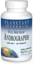 Planeetta Herbals Full Spectrum Andrographis 400mg - Ayurvedic Herb - 60 tablettia