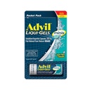 Advil Liqui-Gels minis Pain Reliever and Fever Reducer, Pain Medicine for Adults with Ibuprofeeni 200mg for Pain Relief - 8 Liquid Filled Capsules