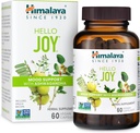 Himalaya Hei Joy Herbal Supplement, Ashwagandha, Amla, Bacopa, Holy Basil/Tulsi, Positive Outlook, Tukee motivaatiota, stressin lievitystä, Balanced Cortisol, Ei-GMO, Vegan, 60 kapselia