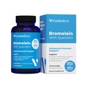 VitaMedica Brometain & Quercetin Supplement - 500 mg Bromelain 250 mg Quercetin - 2400 GDU immuniteetin, nivelten tuki, tulehdus ja lihasten Recovery - 60 Vegaanikapselit - 30 Servings
