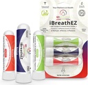 iBreathEZ Nasal Sinus Inhaler Kit, jota ovat kehittäneet ENT Surgerons with Essential Oils for Energy, Stress, Decongesting & Cold or Allergia Relief (3 Pack)