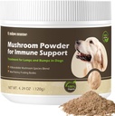 Koira Guard for Lumps & Bumps Supplement - Turkey Tail Mushroom Powder for Dogs Lipoma Treatment - Buddy Immuunituki & enemmän energiaa leijona Mane, Chaga, Reishi, Shiitake Mushrooms-02
