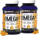 (Pack of 2) Wild Omega 3 Fish Oil DPA Supplement 2900 Milligrams, EPA-DPA-DHA, SoftGels