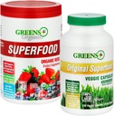 Vihreät+ Organic Reds Superfood Powder Organic Super Veggie kapselit