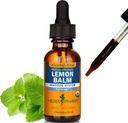 Herb Pharm Certified Organic Lemon Balm Liquid Extract rauhoittavan hermoston tukea, alkoholiton Glyseriitti, 1 Oz