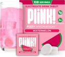 Plink! Fizzy Electrolyte Tabletit aikuisille ja lapsille Vesimeloni, 108ct 