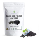Cosmic Element 100% Pure Black Seed Powder Capsules Organic - Vegan Nigella Sativa 450 mg Musta Cumin Siemenet per Tarjoilu Health - 120 kapselia