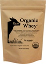 Raw Organic Whey Protein Powder, Grass Fed, Unmariored ... 1 Ainesosa, Ei lisäaineita tai täyteaineita, Denaturoimaton, Made in USA, 12 oz