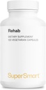 Supersmart - Rehab (Advanced Formula) - Kudzu, Silymarin, Ginger Root, Benfotiamiini - All-in-1 Supplement 