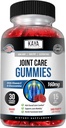 Kaya Naturals Mobility Care Gummies for Back, Polvet & kädet Joustotuki - Glukosamiini Gummies Paras immuuni tuki naisille ja miehille - 30 Count