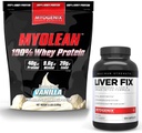 Myogenix Liver Support Supplement & Myolean Vanilla Whey Protein 