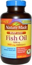 Luonto Made Burp-Less Fish Oil 1200mg, 360 mg Omega-3, Liquid Softgels 200 ea (Pakkaus 2)