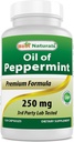 Best Naturals Piparminttu öljy Bowel rauhoittava ravintolisä, 250 mg, 120
