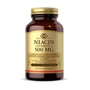 Solgar Niacin (Vitamin B3) 500 mg, 100 Vihanneskapselit - Energiametabolia - ei-GMO, Vegaani, Gluteeniton, Dairy Free, Kosher - 100 tarjoilua