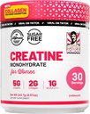 Old School Labs Creatiini naisille ... 5000 mg Creatiini Monohydraattijauhe, 2000 mg Collagen & BCAA 2:1:1 for Strength Support & Recovery
