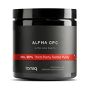 Toniq Ultra High Puhtaus Alpha GPC kapselit - 600 mg Toniq Formula - 90%+ Erittäin puhdas ja biologisesti saatavilla Nootropic - 120 kapselia Alpha GPC täydentää