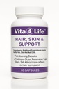 Vita4Life!® Biotin 2000mcg + MSM hiusten kasvua vitamiinit naisille ja miehet hiukset, ihon ja kynsien tuki täydentää A-vitamiinia, E, Sinkki . Nopea absorbing kapselit, 60 kreivi, 30 päivän toimitus
