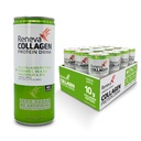 Reneva Collagen Protein Drink - 10g Collagen Peptides, Elektrolytes, B-vitamins, Sinkki, ja nollasokeri (vihreä omena)
