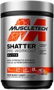Pre Treenaa Powder MuscleTech Shatter Pre-Workout PreWorkout Powder for Men & Women PreWorkout Energy Powder Drink Mix Sports Nutrition Pre-Workout Tuotteet Rainbow Fruit Candy (20 tarjoilua)