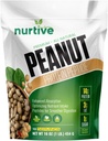 Peanut Protein Peptide Powder - Plant-Baseed, Rich in Nutrients & Fiber - Ihanteellinen urheilijoille & Fitness innostavat - Parannettu liukoisuus ja imeytyminen - 18 Tarjoilut (16 oz / 454 g)