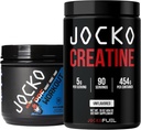 Jocko Fuel Gym Bundle - Creatine + Nitro Pop Pre Treenout Powder (2 Pack Bundle) 30 päivän toimitus