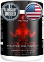 VIOLENCE Stim Free Pre workout Powder by REVSCI, Precision doed Non Stim Preworkout Pump Pre workout Comfeine Free Pre workout Powder, Pump Supplement & Stimulant Free Nitric, Watermelon, 25 tarjoilua